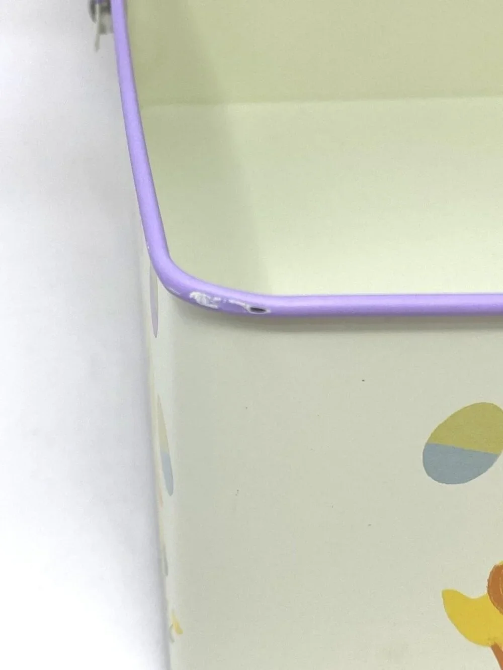 Target Easter Printed Metal Rectangle Chicks Decorative Basket Spritz™ As Is